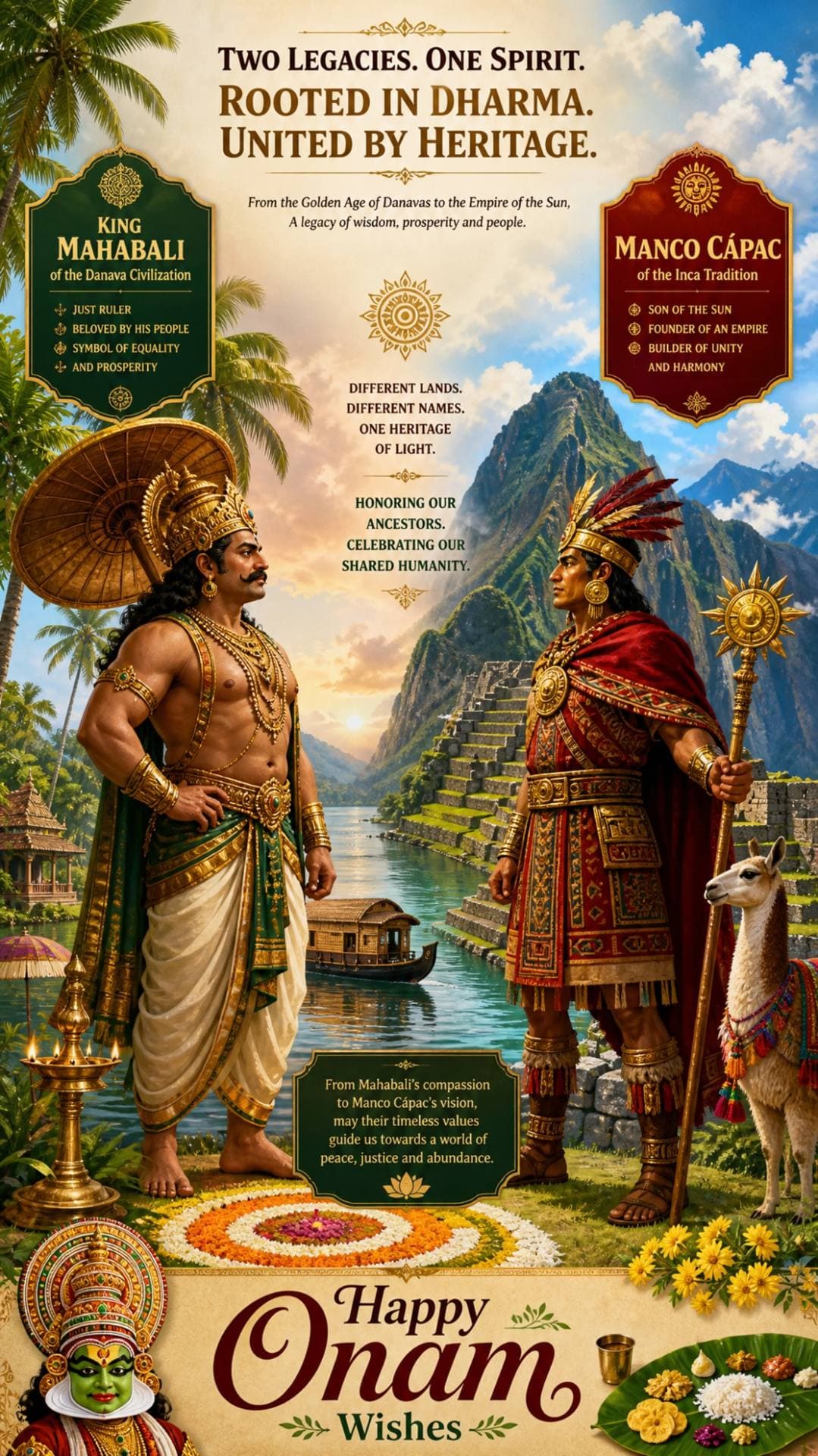 KERALA DANAVA THIYYA KING MAHABALI ( MANCO CAPAC )